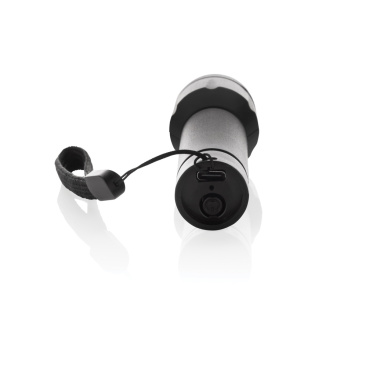 Logo trade reklaamtoote pilt: Flara RSC taaskasutatud plastist USB-laetav taskulamp