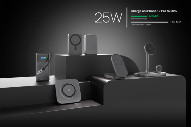 Logo trade reklaamtoote pilt: Quantum RCS ülikiire 10 000 mAh magnetiline 25W akupank