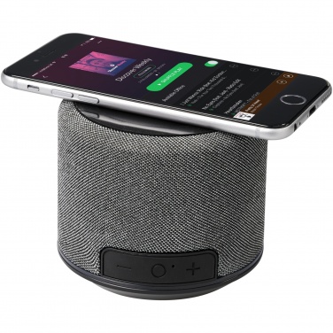 Logotrade mainoslahjat ja liikelahjat tuotekuva: Fiber Bluetooth® -kaiutin 3W ja langaton latausalusta