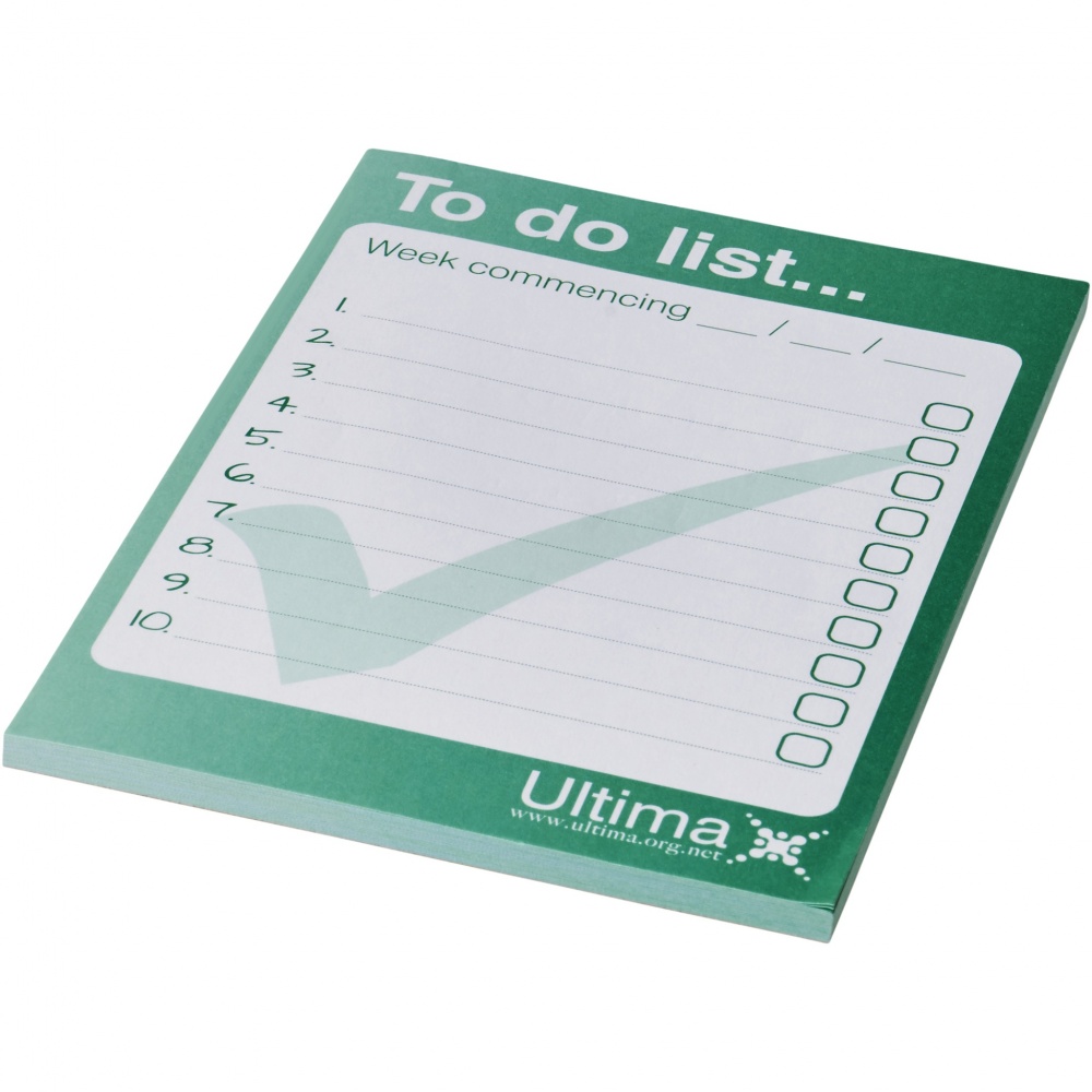 Logo trade liikelahjat mainoslahjat kuva: Desk-Mate®-muistio, A6