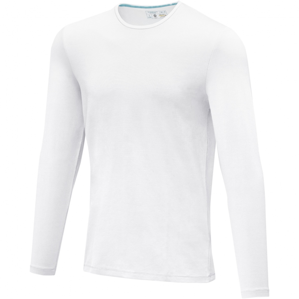 Logotrade mainostuote tuotekuva: Ponoka long sleeve men's organic t-shirt