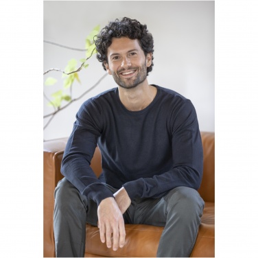 Logo trade liikelahjat tuotekuva: Merrit miesten neulepaita, pyöreä kaula-aukko