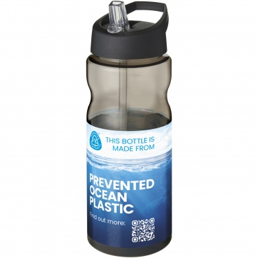 Logo trade mainostuote kuva: H2O Active® Eco Base 650 ml -urheilujuomapullo kaatonokkakannella