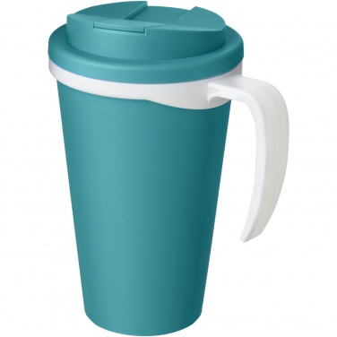 Logo trade mainostuotet tuotekuva: Americano® Grande 350 ml muki, läikyttämätön kansi