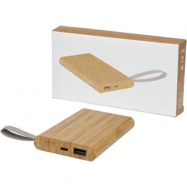 Logotrade mainoslahjat ja liikelahjat tuotekuva: Tulda-varavirtalähde, 5 000 mAh, bambua