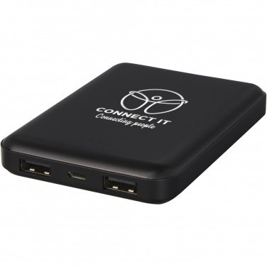 Logo trade mainoslahjat tuotekuva: Gleam 5000 mAh:n ultraohut valaistuva varavirtalähde