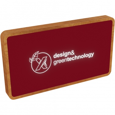 Logo trade mainostuotet tuotekuva: SCX.design P36 5000 mAh:n valaistuva langaton varavirtalähde