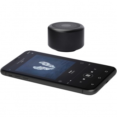 Logotrade liikelahja mainoslahja kuva: Rise 3 W:n RCS-kierrätetystä alumiinista valmistettu Bluetooth®-minikaiutin 