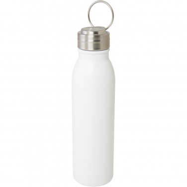 Logo trade mainoslahjat tuotekuva: Harper 700 ml:n RCS-sertifioidusta ruostumattomasta teräksestä valmistettu vesipullo metallisilmukalla