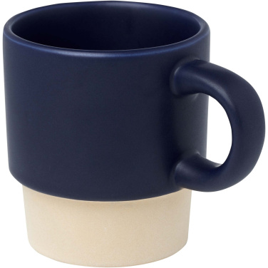 Logo trade mainostuote kuva: Olympia 130 ml:n pinottava savipohjainen espressokuppi