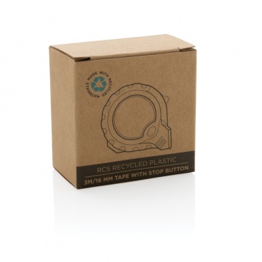 Logo trade liikelahja kuva: RCS 3M/16 mm mittanauha stop-painikkeella