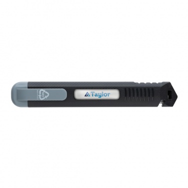 Logo trade mainoslahjat ja liikelahjat kuva: Uudelleentäytettävä paloittain katkeava veitsi RCS muovista