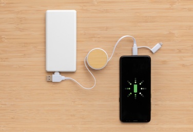 Logo trade mainoslahjat ja liikelahjat kuva: RCS Ontario 6-in-1 sisäänvetäytyvä kaapeli