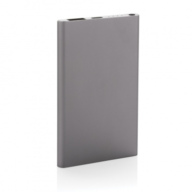 Logo trade liikelahjat mainoslahjat kuva: 4000mAh virtapankki USB-C:llä RCS muovista/alumiinista