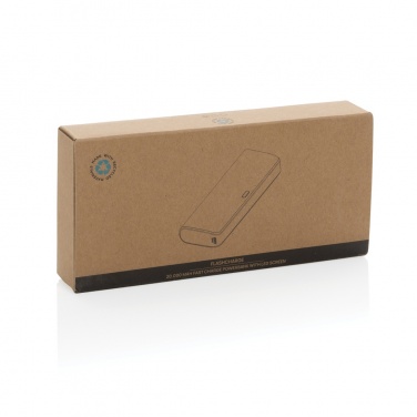 Logo trade mainostuote kuva: FlashCharge 20000mAh pikalatausvirtapankki RCS muovista