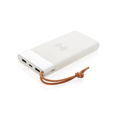 Logotrade liikelahja mainoslahja kuva: Aria 8000 mAh 5 W:n langaton varavirtalähde