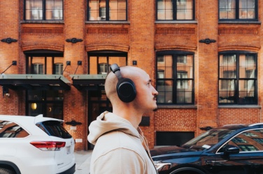 Logotrade liikelahja mainoslahja kuva: Irvine RCS kierrätetyt ja korjattavat langattomat kuulokkeet