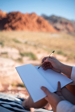 Logo trade mainoslahjat tuotekuva: Bambuinen infinitykynä kumilla