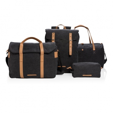 Logo trade mainoslahjat tuotekuva: Canvas-toalettilaukku - PVC-vapaa