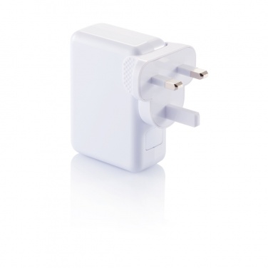 Logotrade mainoslahja ja liikelahja kuva: Matkapistoke 4 USB-portilla
