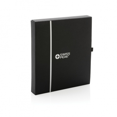 Logotrade mainoslahja ja liikelahja kuva: Swiss Peak GRS matkalahjasetti kierrätetystä PU:sta