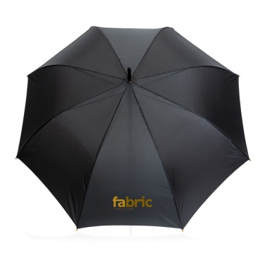 Logotrade liikelahjat mainoslahjat tuotekuva: 27" Impact AWARE™ RPET 190T auto-open bambusateenvarjo