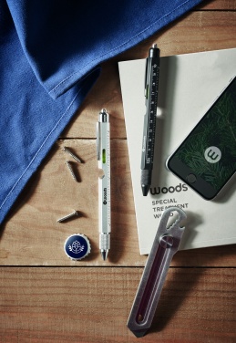 Logo trade mainostuote kuva: Vesivaakakynä ja viivoitin