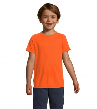 Logotrade mainoslahja tuotekuva: SPORTY Lasten T paita 140g