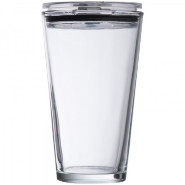 Logotrade mainoslahjat kuva: Lasimuki kannella WATTENSCHEID 400 ml