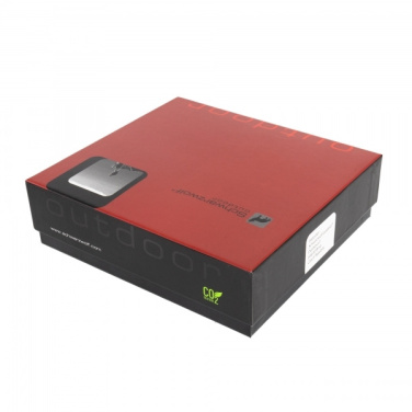 Logo trade mainoslahja ja liikelahja tuotekuva: Lonkkapullo MADONIE Schwarzwolf