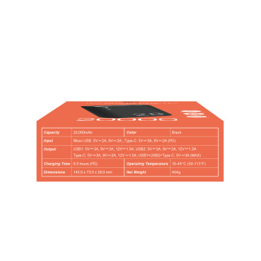 Logotrade liikelahjat kuva: Virtapankki Silicon Power QS15 20000 mAh