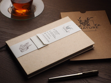 Logo trade liikelahjat tuotekuva: Kierrätetty banaani muistikirja 209734200