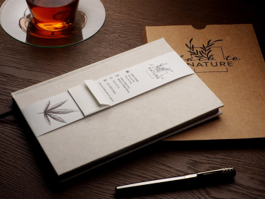 Logotrade mainoslahjat kuva: Kierrätetty hamppu Notebook 209734300