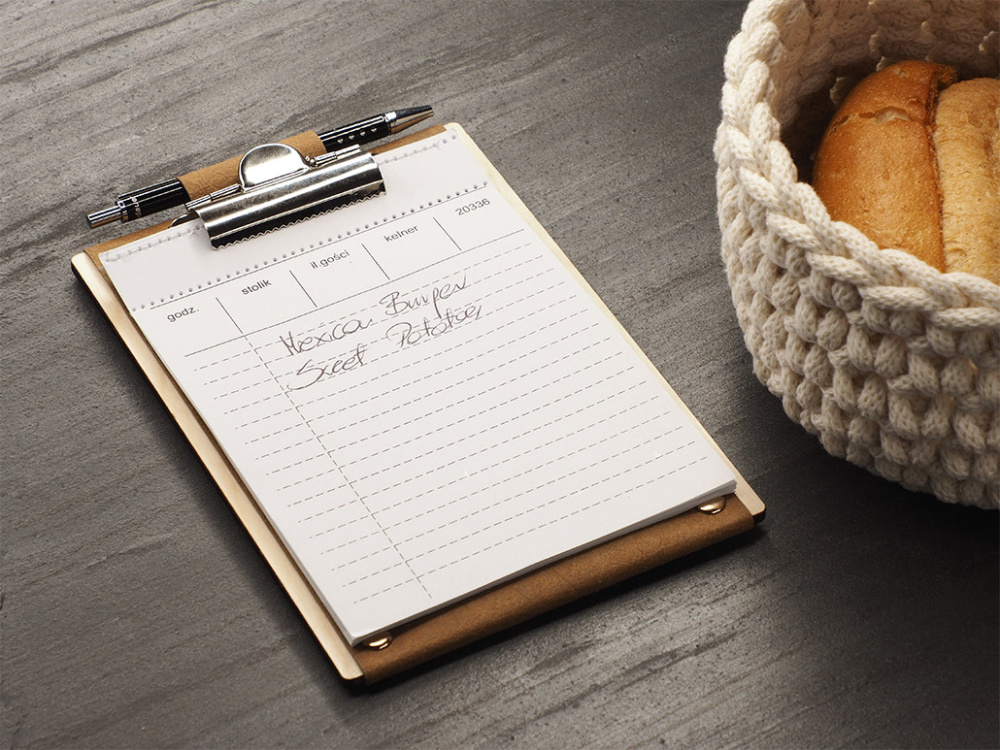 Logo trade mainoslahja ja liikelahja tuotekuva: Tarjoilijan muistilehtiö 1669121