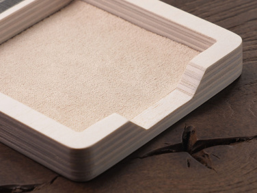 Logo trade liikelahja mainoslahja tuotekuva: Puinen muistikorttilaatikko 1832121