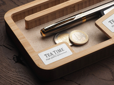 Logo trade mainoslahja ja liikelahja tuotekuva: Puinen työpöydän järjestäjä 1818292