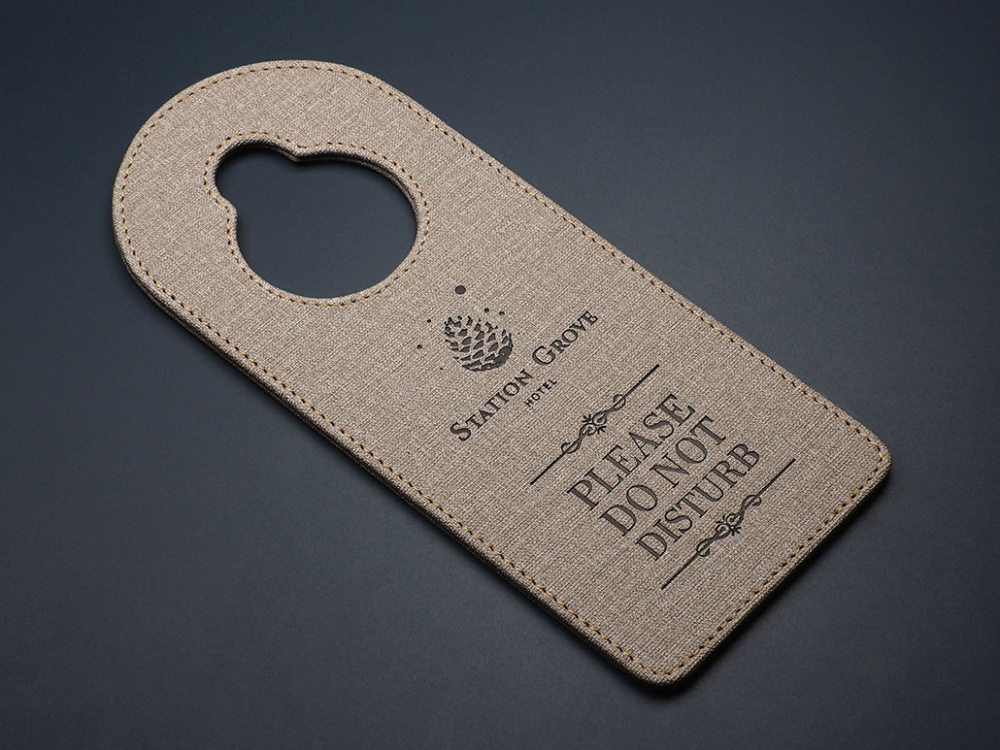 Logo trade mainostuotet tuotekuva: Hotellin oviripustin 1111321