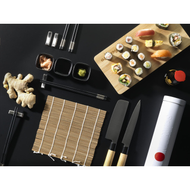 Logo trade mainoslahjat ja liikelahjat kuva: Temaki Bamboo Sushi Tray lahjasetti