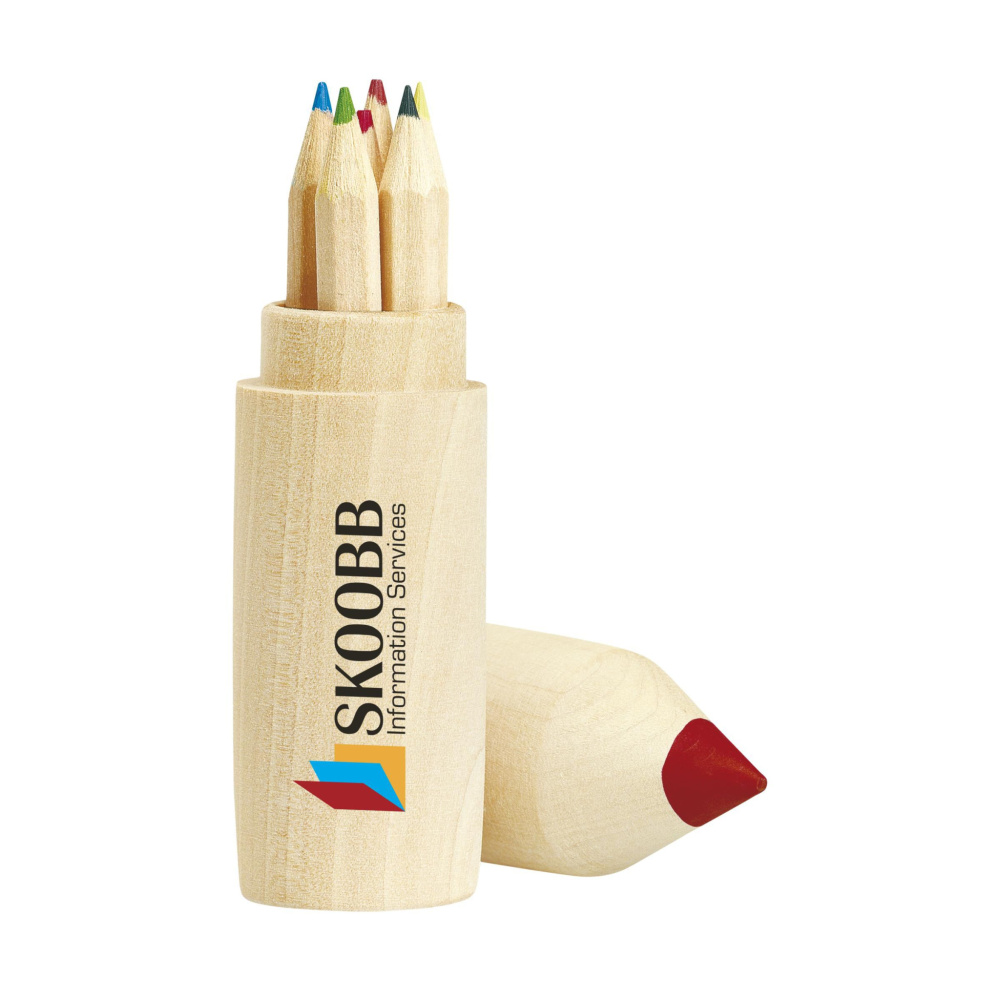 Logotrade mainostuotet kuva: Värilliset ColourWoody-kynät