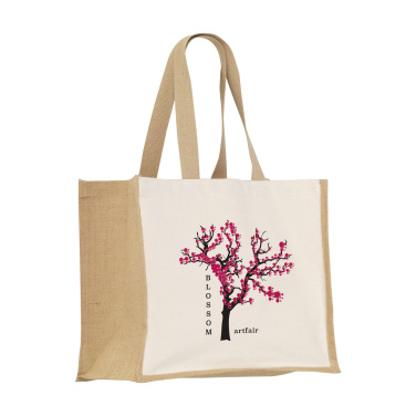 Logo trade liikelahjat tuotekuva: Jute Canvas Shopper (320 g/m²) pussi