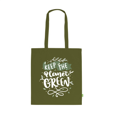 Logotrade liikelahja mainoslahja kuva: Organic Cotton Shopper (140 g/m²) pussi