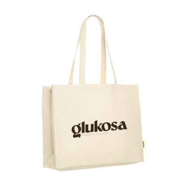 Logotrade mainostuote tuotekuva: ECO Shopper luomupuuvilla (180 g/m²) ostoskassi
