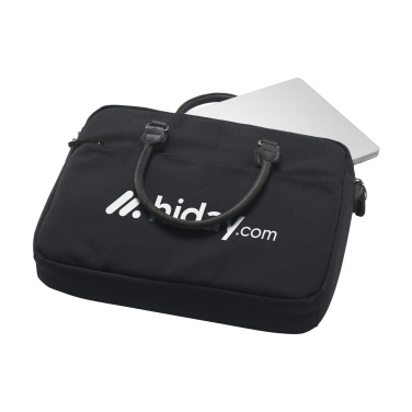 Logo trade mainoslahjat ja liikelahjat kuva: Denver Recycled Canvas 15,6 tuuman kannettavan tietokoneen laukku