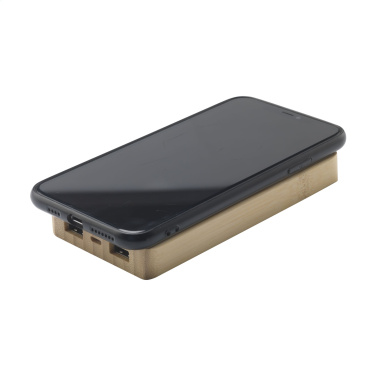 Logotrade liikelahja mainoslahja kuva: Solar Powerbank 8000+ langaton laturi