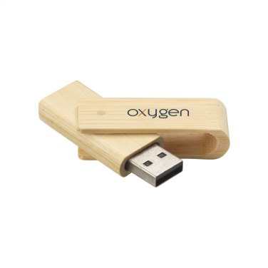 Logo trade mainoslahjat tuotekuva: USB Waya Bamboo 8GB