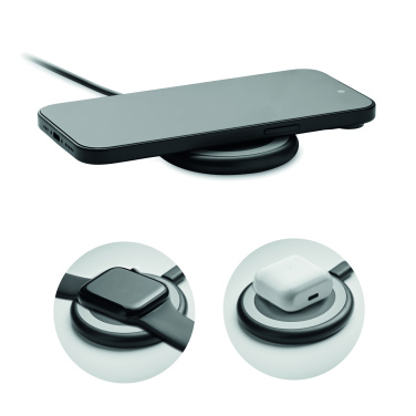 Logotrade mainoslahjat kuva: 3 in 1 langaton laturi 15W