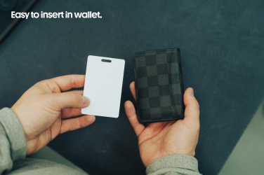 Logotrade mainoslahja ja liikelahja kuva: Findcard RCS kierrätysmuovinen tavaranseurantakortti