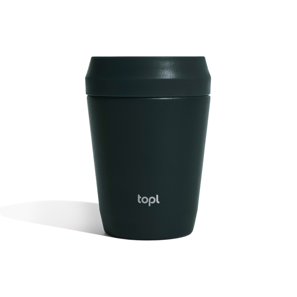 Logotrade liikelahjat mainoslahjat tuotekuva: Topl Kierrätysteräs To Go Tumbler patentoitu 360 kansi 235ml