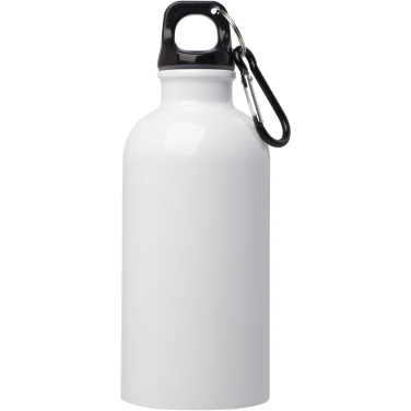 Logo trade liikelahjat mainoslahjat kuva: Oregon 400 ml:n RCS-sertifioitu, yksiseinämäinen, ruostumattomasta teräksestä valmistettu vesipullo jousihaalla
