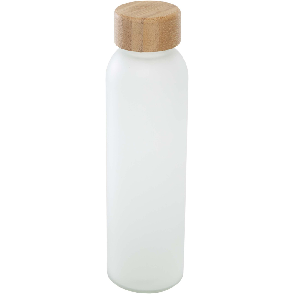 Logotrade mainoslahjat kuva: Lume 500 ml:n himmeä natronkalkkilasipullo, jossa on bambukansi